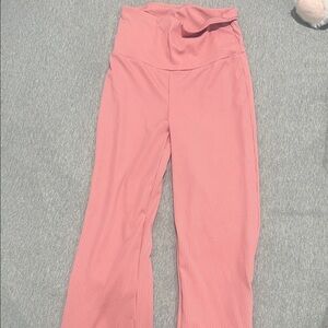 Shosho Pink Textured Pants